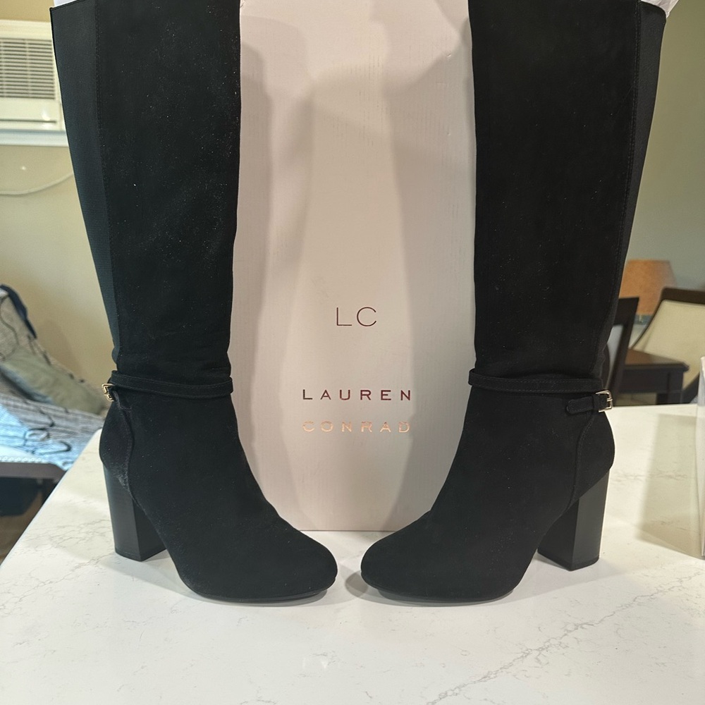LC Lauren Conrad Black Women's Boots